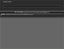 Tablet Screenshot of hyah.com
